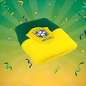 Munhequeira de Torcedor - Brasil Copa do Mundo - 8x9cm - 1 unidade - Rizzo