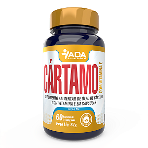 Óleo de Cártamo + Vitamina E 60 Cápsulas 1g