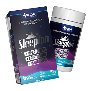 Sleepfan - Melatonina + Triptofano - 90 Cápsulas 650mg