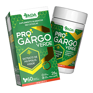 Progargo Verde - Extrato de Própolis Verde - 60 Cápsulas 430mg