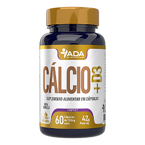 Cálcio + Vitamina D3 60 Cápsulas 700mg