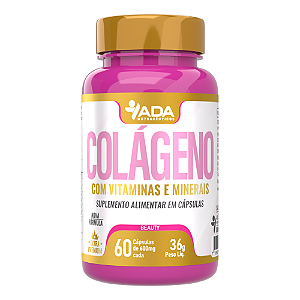 Colágeno + Vitaminas e Minerais 60 Cápsulas 600mg