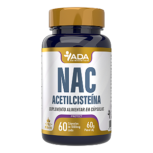 L-Acetilcisteina NAC 60 Cápsulas 1000mg Ada Nutracêuticos
