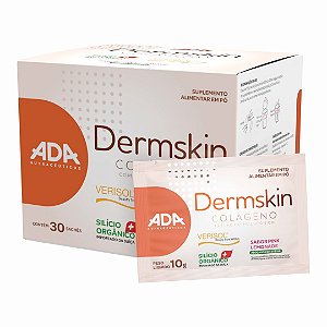 Dermskin - Colágeno Verisol + Ácido Hialurônico + Silício Orgânico - 30 Sachês 10g Pink Lemonade