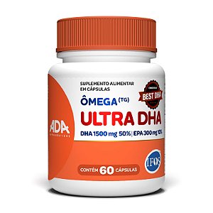 Ômega 3 Ultra Best DHA IFOS - 10 EPA - 50 DHA - 60 Cápsulas 1400mg