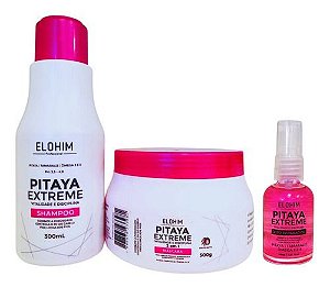 Kit Hidratação Capilar 3 Pitaya - Elohim Professional
