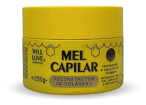 Máscara Mel Capilar Reconstrutora Colágeno 250G - Will Love