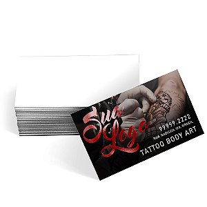 CARTÕE DE VISITA COM VERNIZ LOCALIZADO