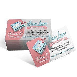 CARTÕES DE VISITA DE PVC TRANSPARENTE