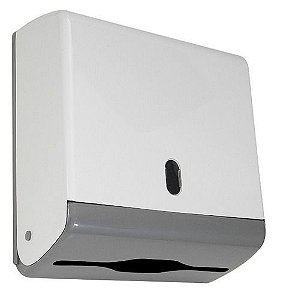 Suporte P/ Papel (toalheiro) Abs Branco C/ Cinza Ref.n15 Jsn