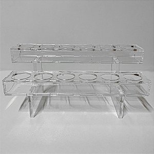 Expositor Para Óleos Essenciais Acrílico 12 Furos