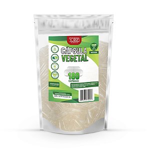 Cápsulas Vazias Vegetal Transparente Nº 0 180 Unidades