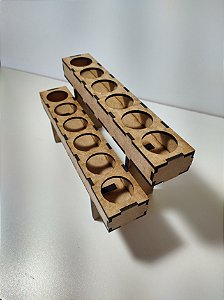 Expositor em MDF para Óleos essenciais 12 furos