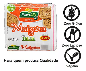 Bolacha Maizena Sem Glúten Kodilar 112g