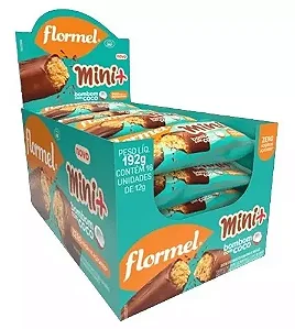 Bombom Chocolate Com Coco Mini Flormel 16 Unidades de 12gr