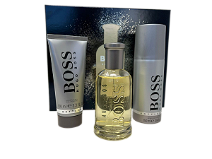 KIT BOSS BOTTLED EDT 100 ML+ Deo 150ml + Gel Douche 100ml