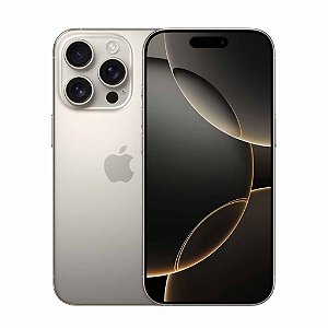 Apple iPhone 16 Pro 128GB Titânio Natural 6,3" 48MP iOS 5G - SHIP