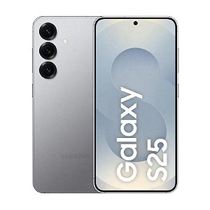 Samsung Galaxy S25 5G 256GB Galaxy AI Prata 6,7" 12GB RAM Câm. Tripla 50+12+10MP Bateria 4900mAh - SHIP