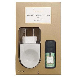 Kit Aromatizador Cerâmico com Essência de Bamboo Via Aroma