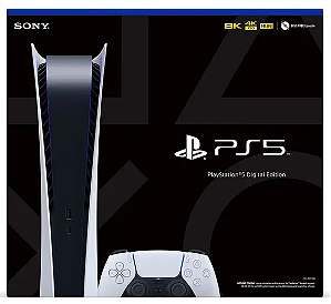 Sony Playstation 5 825 GB Versão Digital - Branco (CFI-1215B)