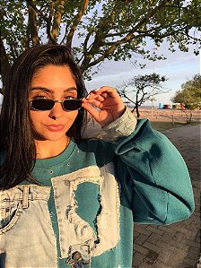 MOLETOM STREETWEAR GANG -  PATCHWORK (INDISPONÍVEL)