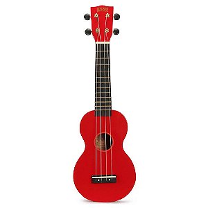 Ukulele Soprano - Série Arco-íris - Vermelho