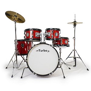 Bateria Turbo Jr. - Vermelha Sparkle