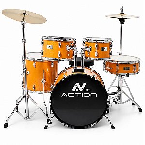 Bateria Turbo Action 22"- Amarelo Sparkle