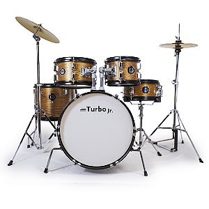 Bateria Turbo Jr. - Madeira Mogno