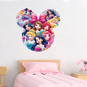 Adesivo Decorativo Princessas Disney 80cm