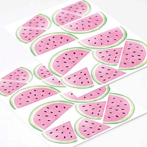Adesivos de Parede Melancia Aquarela