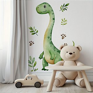 Adesivo Parede Dinossauro aquarela baby