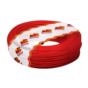 Cabo Flexível 4,00mm Vermelho - Ibérica