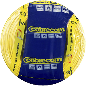 Cabo Flexível 4,00mm Amarelo - Cobrecom