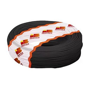 Cabo Flexível 6,00mm Preto - Ibérica