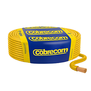 Cabo Flexível 2,50mm Amarelo - Cobrecom
