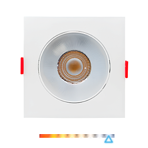 Spot LED de Embutir Quadrado 5W 350lm 6500K Luz Fria – Opus