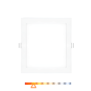 Painel LED de Embutir Quadrado 18W 3000K 1440lm - Opus OPS 32511