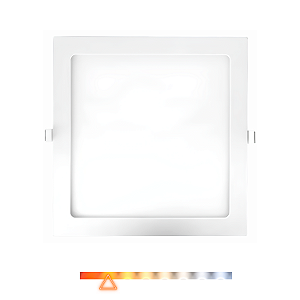 Painel LED de Embutir Quadrado 24W 3000K 1920lm - Opus OPS 32535