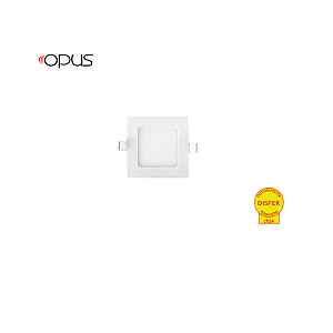 Painel LED de Embutir Quadrado 6W 6500K 630lm - Opus OPS 30128