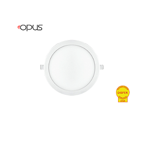 Painel LED de Embutir Redondo 24W 6500K 1920lm - Opus OPS 33860