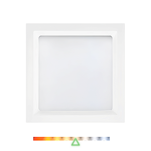 Painel LED Recuado de Embutir Quadrado 12W 4000K 840lm - Opus OPS 85278