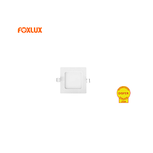 Painel LED de Embutir Quadrado 12W 3000K 840lm - Foxlux LED90.50