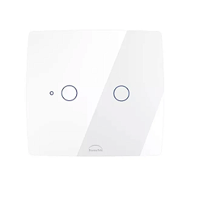 Interruptor Inteligente 2 PADs Wifi 4x4 Branco - Dometek