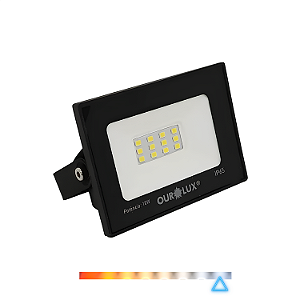 Refletor LED SuperLED 10W 6500K IP65 Bivolt - Ourolux