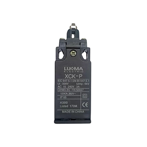 Chave Fim de Curso Mecânico Pistão c/ Roldana 1NA+1NF Plástico - Lukma P102