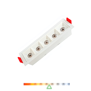 Spot de Embutir Focco Antiofuscante 5 Leds 10W 4000K 760lm - Gaya