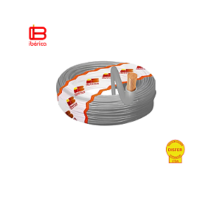 Cabo Flexível 0,75mm Cinza - Ibérica