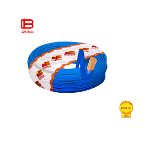 Cabo Flexível 1,00mm Azul - Ibérica