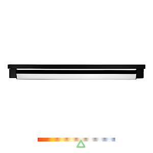 Luminária de Trilho Eletrificado LINEA Direcionável 113cm 30W 4000K 1950lm Preto - Opus